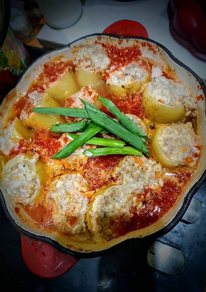 Перець фарширований з булгуром