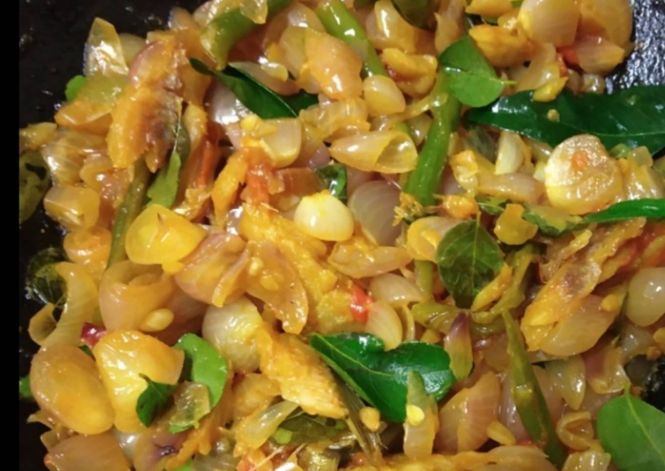 Dry fish thokku