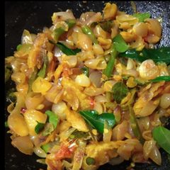 A picture of Dry fish thokku.