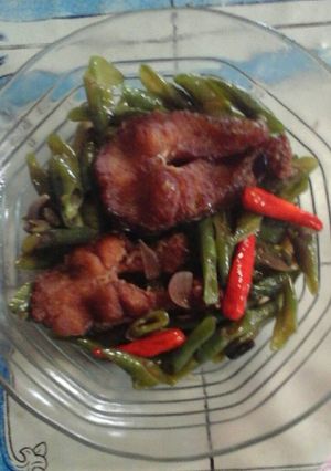 Foto resep Tumis kacang ikan gabus