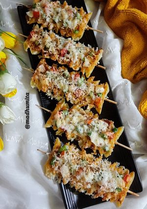 পাস্তা পিজ্জা(Pasta Pizza Recipe in Bengali) রেসিপির প্রধান ছবি