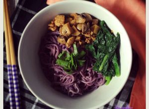 Foto resep Mie Ubi Ungu