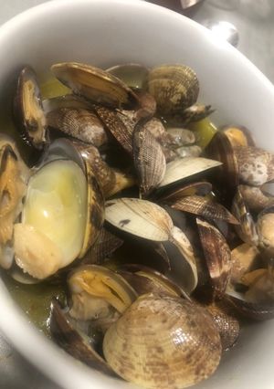 Foto principal de Almejas a la marinera (rápidas)