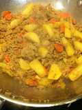 Picadillo de Pavo con Champiñones, Papas y Zanahorias