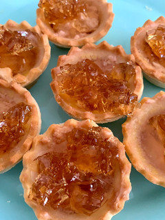 Una foto de Tartaletas de foie y moscatel