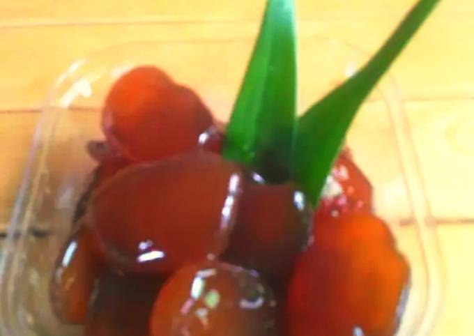 Manisan kolangkaling gula merah
