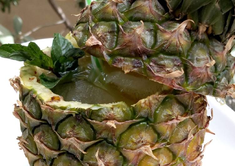 Steps to Prepare Tasty Pineapple Drink | Quick Recipe For Kids