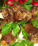 Свиные рулетики с начинкой
