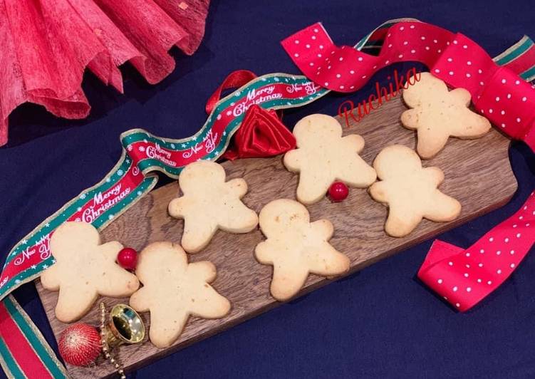 Gingerbread Man shortbread cookies Gingerbread Man shortbread cookies