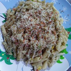 A picture of Mayo Pasta.