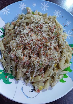 A picture of Mayo Pasta.