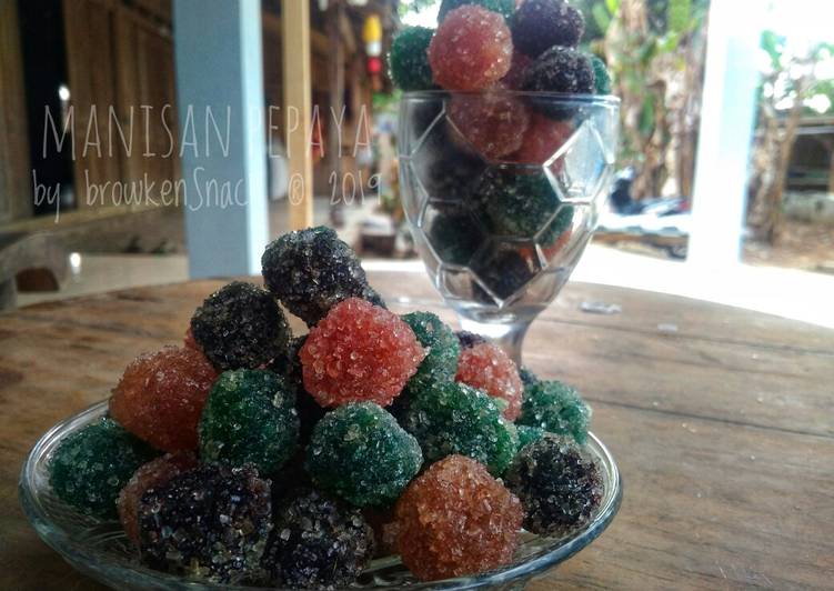 Resep Manisan pepaya |  Membuat Manisan pepaya, Lezat Sekali