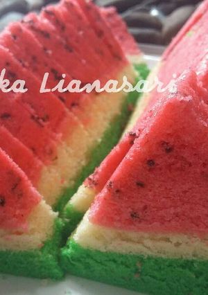 Foto resep Bolu Semangka 🍉