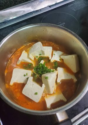Hình của món Canh Kim Chi.