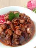 Cumi Asin Terong Tumis Sambal Tomat