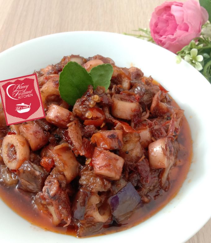 Foto resep Cumi Asin Terong Tumis Sambal Tomat