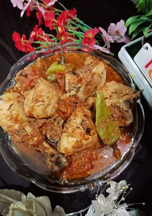 A picture of Koyla chicken karahi.