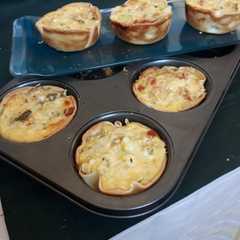 Una foto de Tartitas vegetarianas