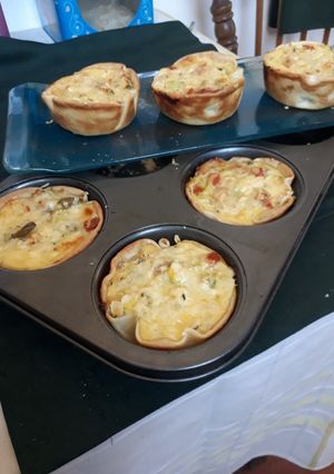 Una foto de Tartitas vegetarianas