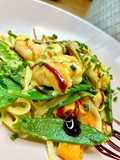 Wok nouilles et crevettes