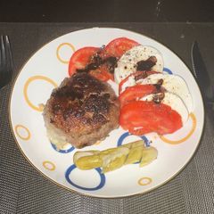 A picture of No chemical PERFECT cheese stuff melt BURGERS (beef or pork or lamb or mix).