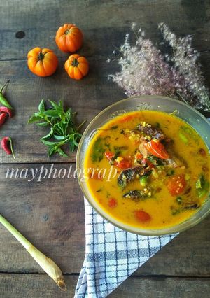 Foto resep Mangut ikan pare asap