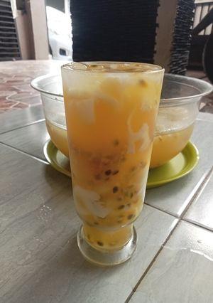 Foto resep Es Markisa Kelapa Muda