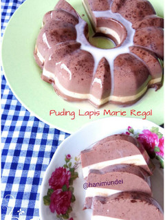 Foto resep Puding Lapis Marie Regal