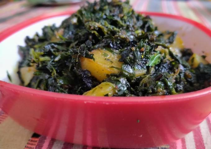 Recipe of Award-winning Aloo methi ki sabzi