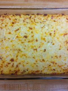 A picture of Lee's Southern Hashbrown Casserole.