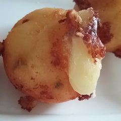 A picture of #Ramadan.... cheese potato balls.