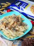 Cheesy Cream Penne Mushrooms / Penne Krim Keju Jamur