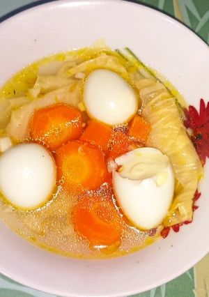Foto resep Sop Kembang Tahu Telur Puyuh