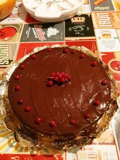 Una foto de Tarta de queso y dos chocolates