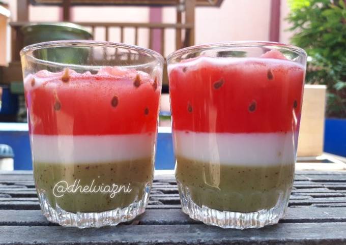 Resep Puding Semangka Oleh Dhelvianti A. Savira - Cookpad