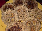 Una foto de galletas de avena sin harina