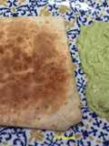 Chimichanga de champiñones y Guacamole casero rico