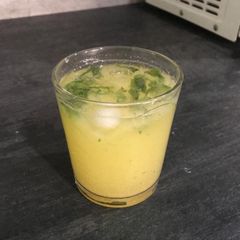 A picture of Orange mint lemonade.