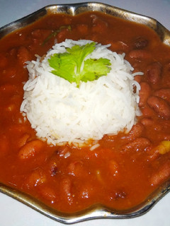 A picture of Simple Rajma Chaval.