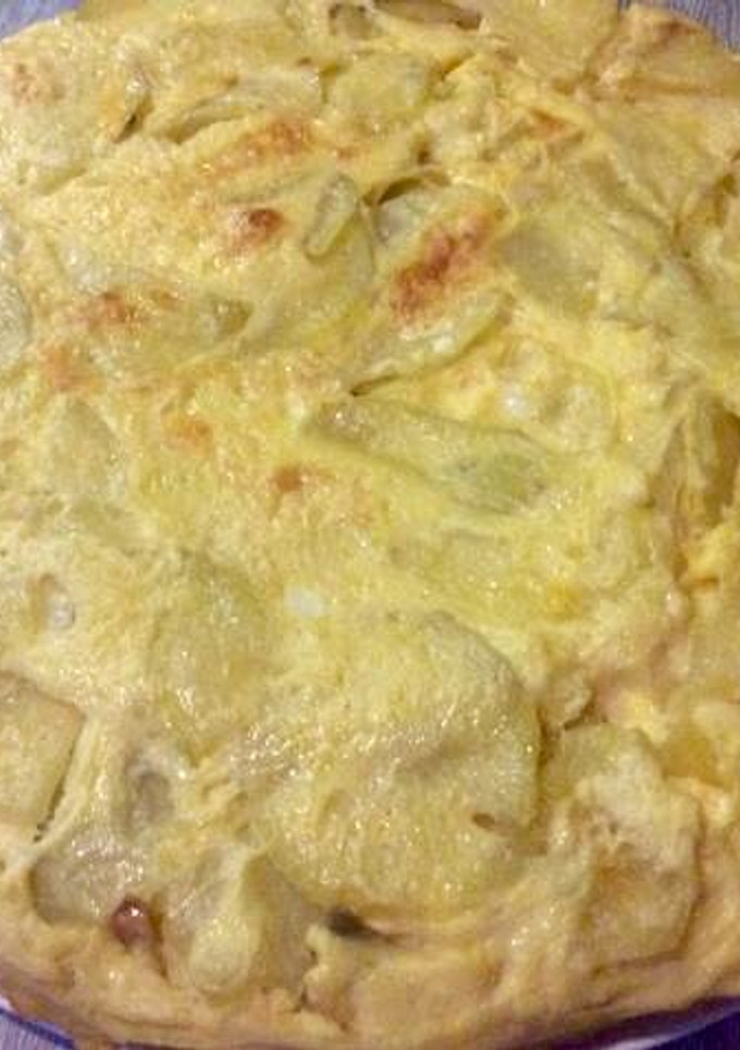 Una foto de Tortilla light de patatas cocidas