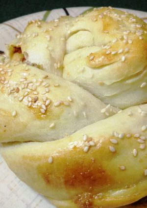 A picture of Chicken flower buns recipe.