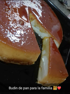 Una foto de Budín de pan