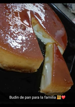 Una foto de Budín de pan