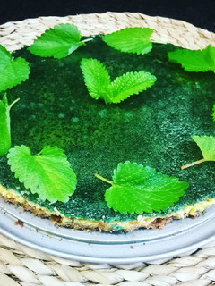 Una foto de Tarta "rey"de limón con glaseo de estevia