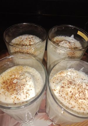 A picture of Cold coffee with ice cream.