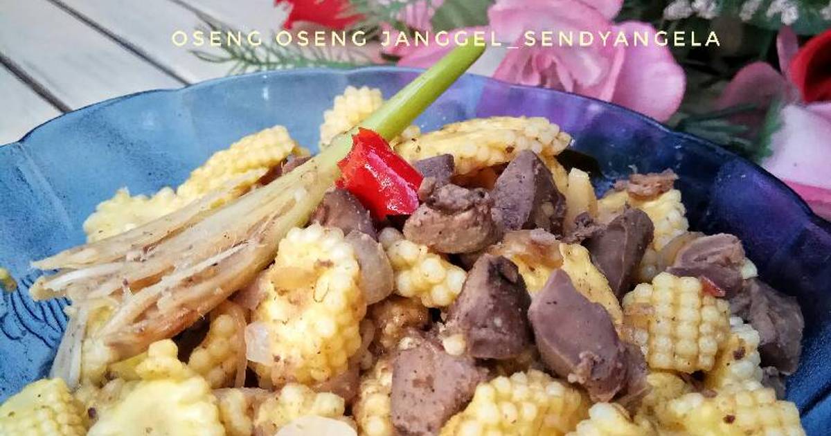 Resep Oseng oseng janggel hati ampela oleh Sendy Bawimbang 