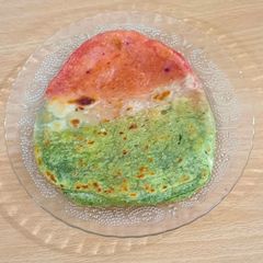 A picture of Tri-Colour Paratha.