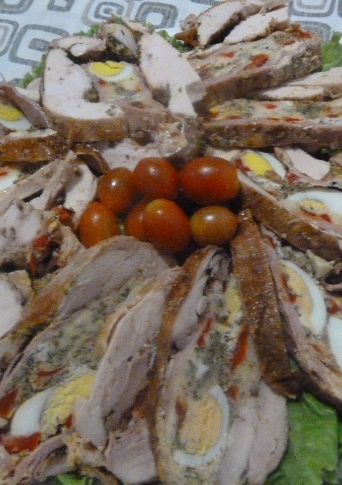 Una foto de Pollo relleno