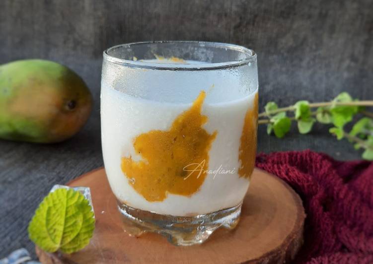 Korean Mango Peel Milk (Kulit Mangga)