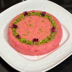 Ice cream Sandesh Cake { Rose Flavor } A picture of Ice cream Sandesh Cake { Rose Flavor }.